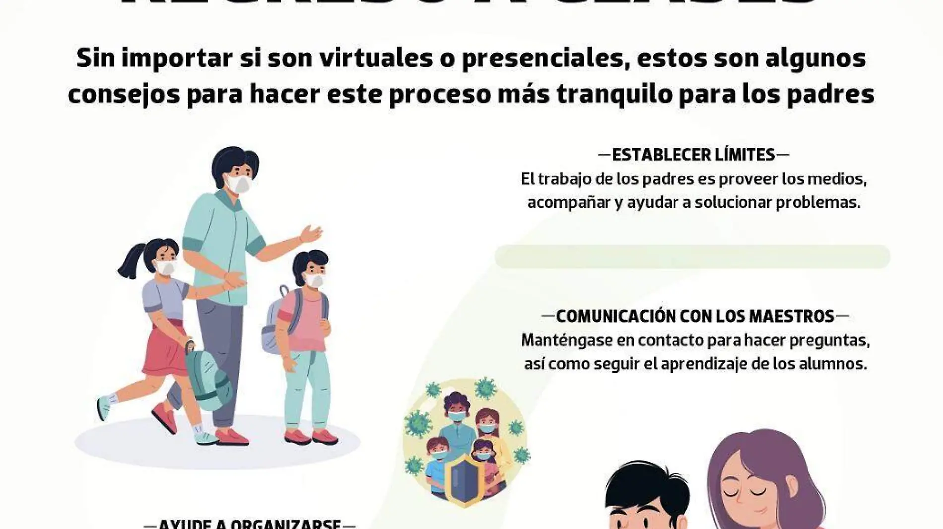 Infografía regreso a clases tips